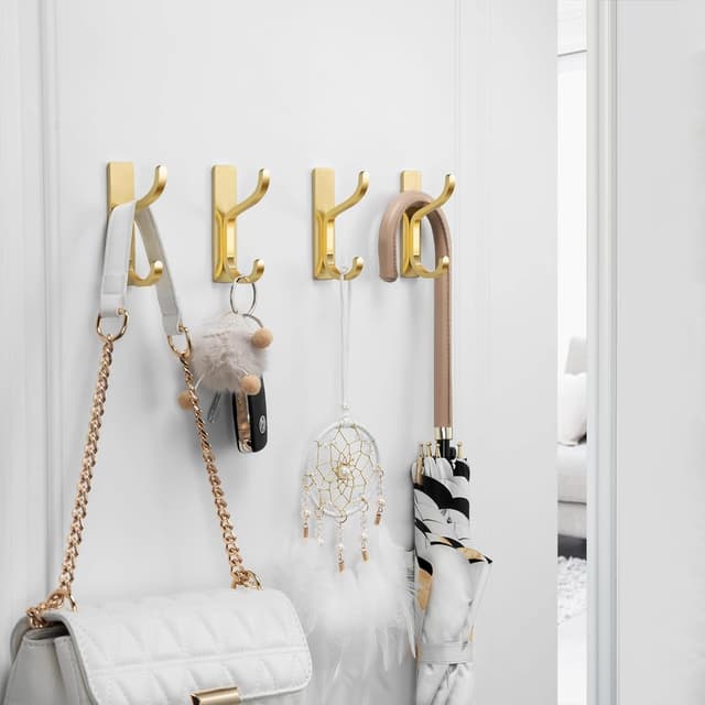 Thumbnail 1 de pickpiff Adhesive Wall Coat Hooks 4-Pack for Jackets