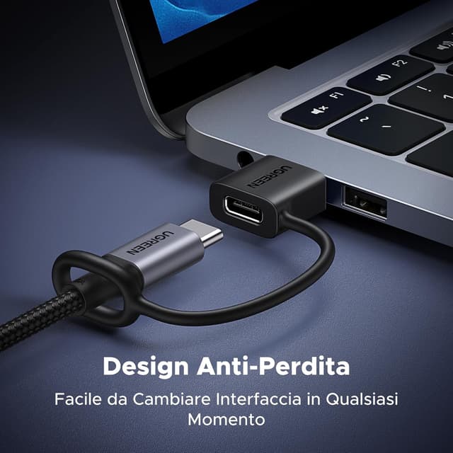 Detalle 2 de UGREEN Adattatore USB-C 10 Gbps 2 pezzi