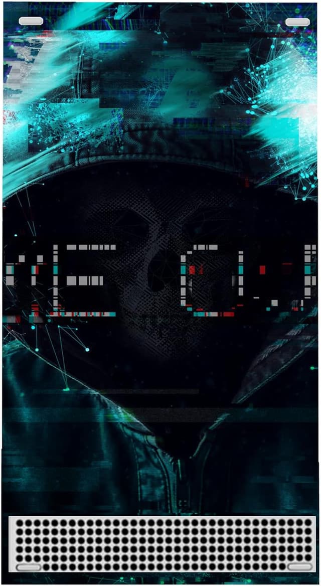 Detalle 2 de Xbox Series S vinyl skins Game Over Hacker
