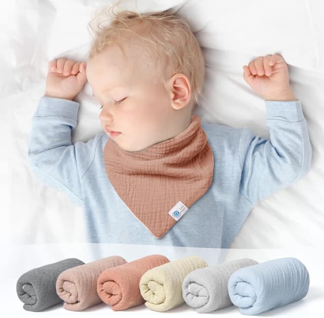 Detalle 2 de lulumoon Lätzchen Dreieckstuch Baby 👶