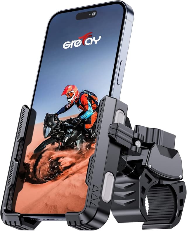 Detalle de GREFAY Bike Phone Holder 360° Quick Release