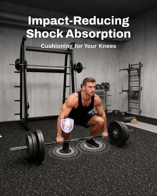 Detalle de AIRHOP Gym Mats 96 sq ft 🧘