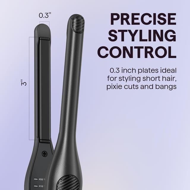 Thumbnail 1 de wavytalk 0.3" Pencil Flat Iron for Short Hair