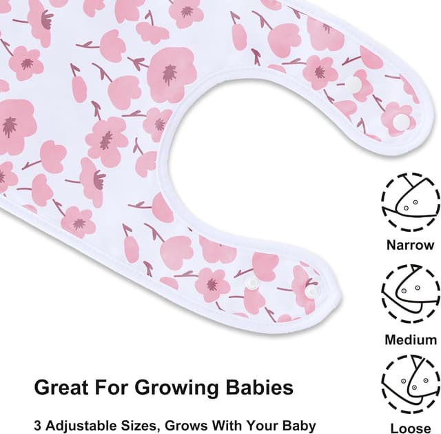 Detalle de Hakochia Waterproof Baby Bibs 10-Pack 0-12 Months