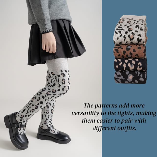 Thumbnail 2 de Knitted Girls Leggings 2 Pack for Little Girls