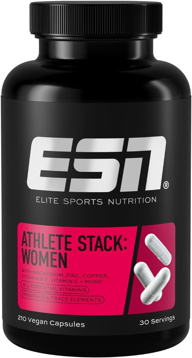 Detalle de ESN Athlete Stack Women 210 Kapseln