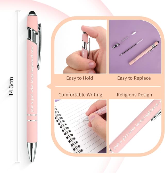 Detalle 2 de GADITIEK Highland Cow A6 notebook set