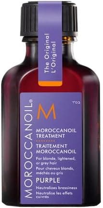 Detalle de Moroccanoil Violet Blond Parfait : huile pour cheveux blonds