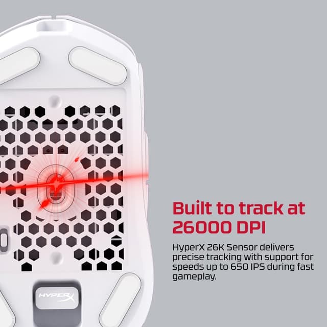 Detalle de HyperX Pulsefire Haste 2 Wireless Gaming Mouse