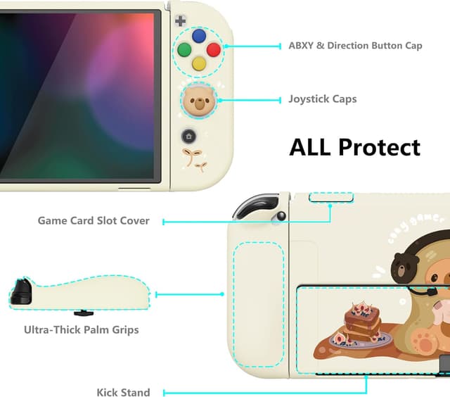 Detalle 1 de Nintendo Switch OLED ZealProtect soft case