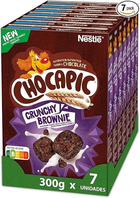 Imagen de Nestlé Chocapic Cereales de Trigo y Maíz con Cacao 🍫 (7x300 g) en OfertitasTOP