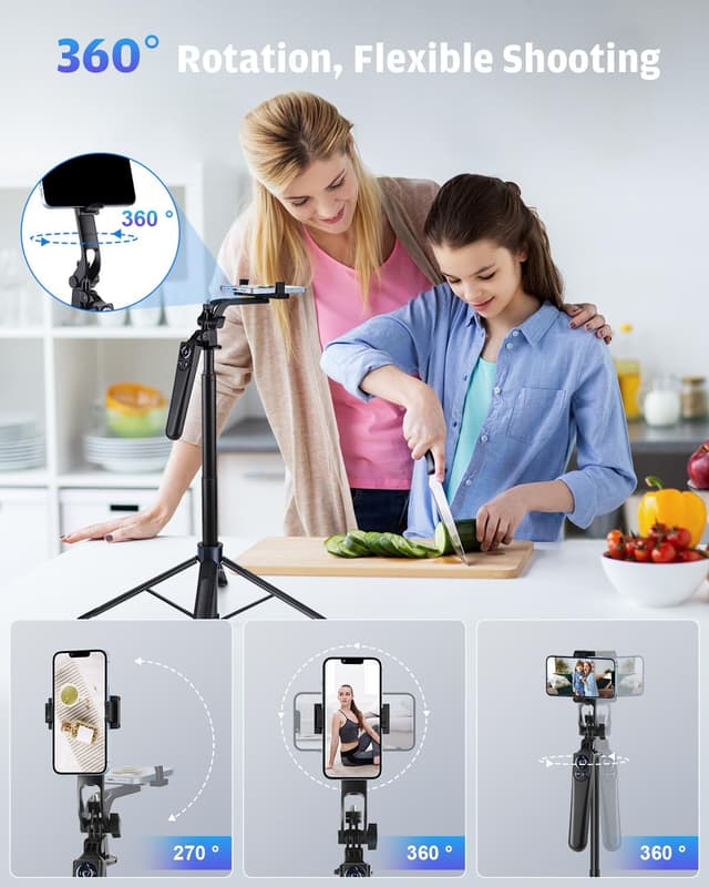 Detalle 2 de Avaspot 71" Phone Tripod with LED lights