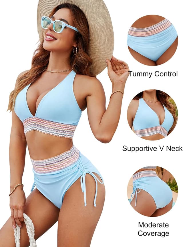 Thumbnail 4 de Blooming Jelly High Waisted Bikini Set swimsuit