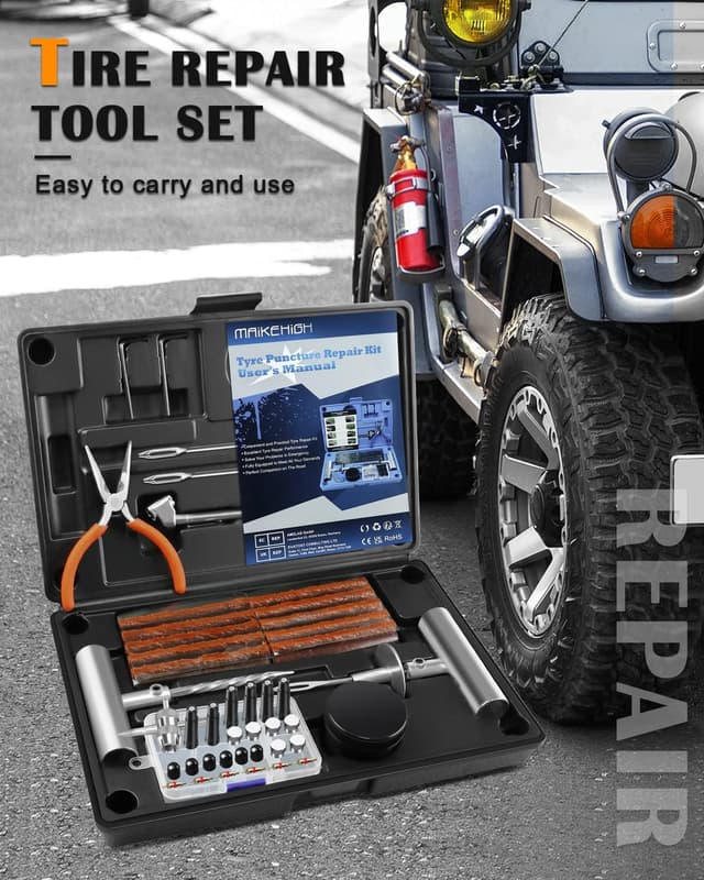 Thumbnail 4 de MAIKEHIGH Kit Repara Pinchazos Coche 88 piezas