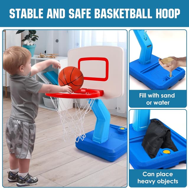 Thumbnail 3 de SUPER JOY Toddler Basketball Hoop 4.5 ft