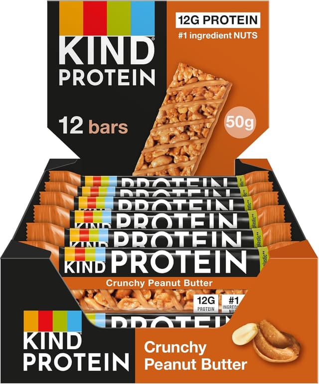 Thumbnail 5 de KIND Protein Bars Crunchy Peanut Butter 12×50g 🍫