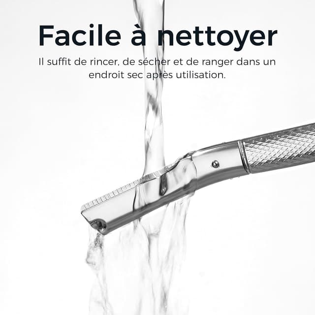 Thumbnail 6 de ZOMCHI Rasoir Sourcil pour visage femme au dermaplaning, avec 6 lames et capuchons de protection