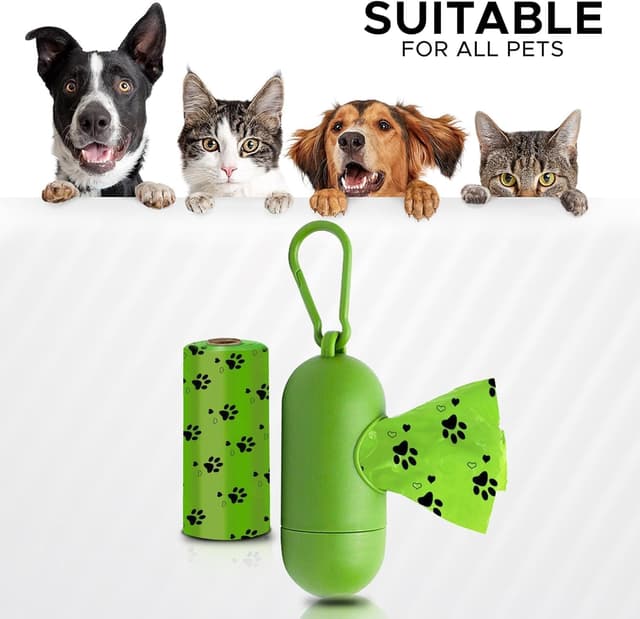 Detalle 2 de EcoNour Dog Poo Bags (540-count) Biodegradable, Scented & Leak-proof with Dispenser