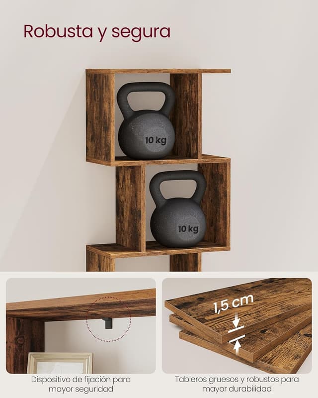 Thumbnail 5 de VASAGLE LBC461K01 estantería 6 niveles 191 cm