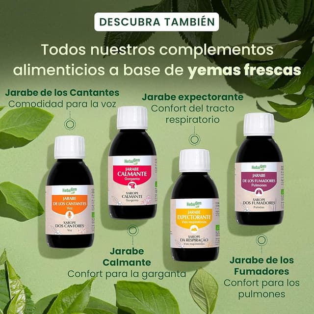 Thumbnail 6 de HERBALGEM Jarabe Calmante Garganta Orgánico 150ml