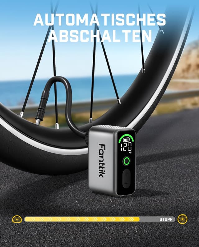 Thumbnail 3 de Fanttik X10 Ace Tiny Fahrradpumpe 120 PSI