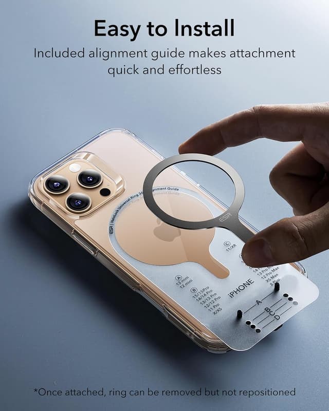 Thumbnail 6 de ESR MagSafe Ring 4-pack magnetic adapter for iPhone