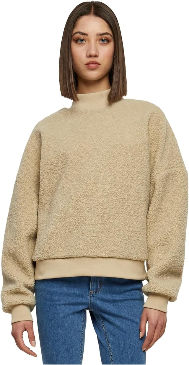 Detalle de Urban Classics Ladies Sherpa Crewneck Oversize