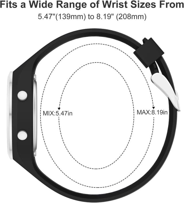 Detalle de GOLDEN HOUR Montre digitale femme étanche 5 ATM chronographe sur bracelet silicone