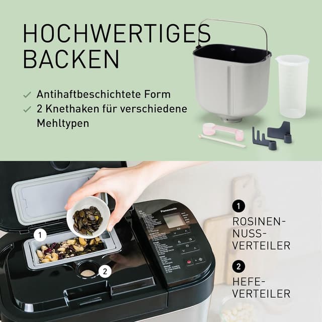 Thumbnail 2 de Panasonic SD-YR2550 Brotbackautomat 31 Programme 🍞