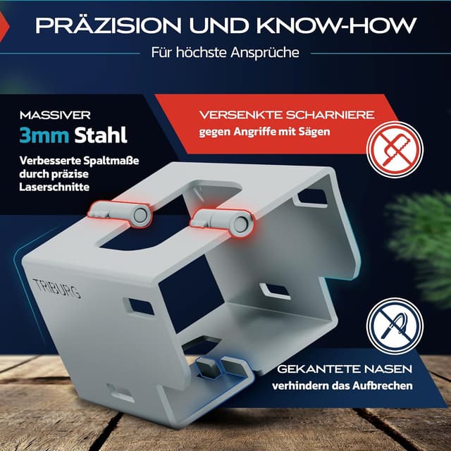 Detalle 2 de TRIBURG Anhängerschloss Rundschloss