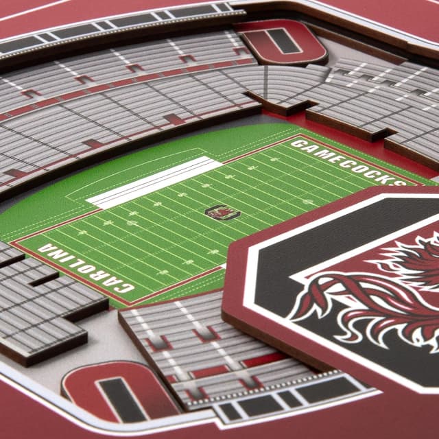 Detalle de YouTheFan Officially-Licensed NCAA Stadium Series 3D Wall Art (12” x 12”)