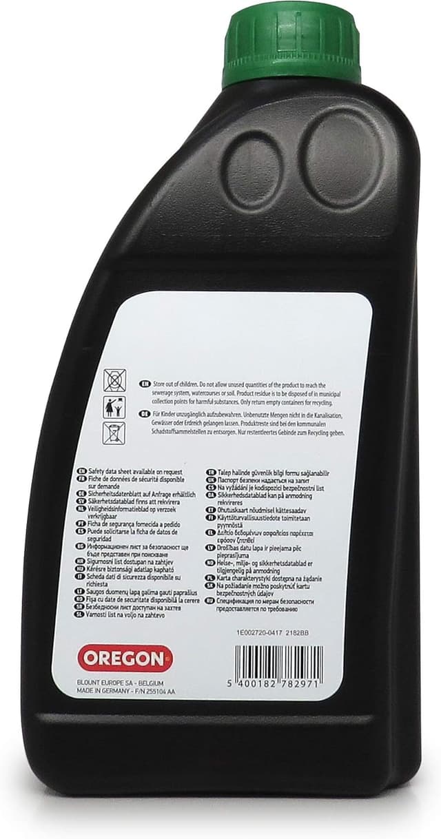 Detalle 2 de Oregon Bio-Kettenöl im 1-Liter-Kanister – biologisch abbaubares Schmiermittel für Motorsägen