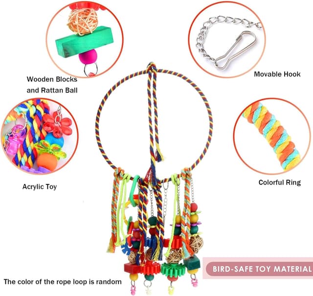 Detalle 2 de Parrot chew toys 22 x 53 cm ring