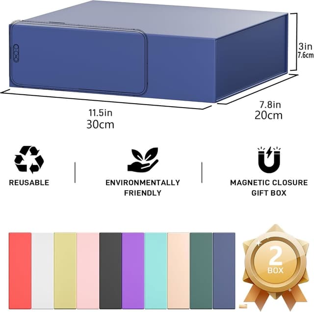 Detalle 2 de Geschenkbox 30x20x7,6 cm im 2er Set