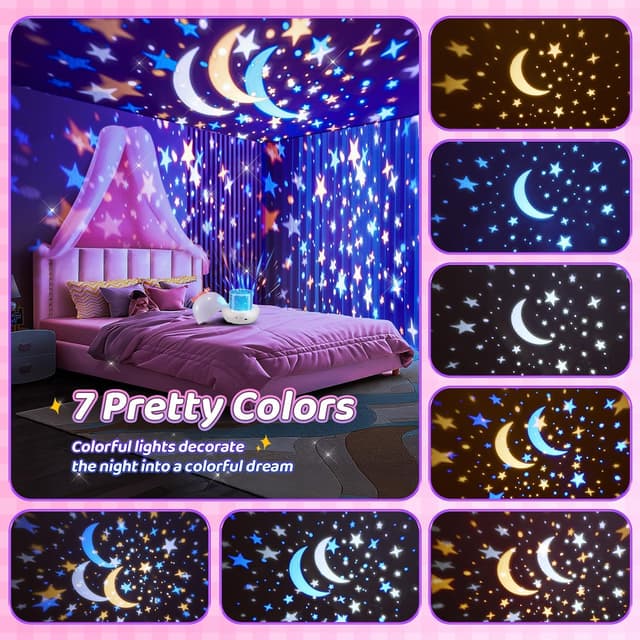 Detalle 1 de Baby Night Light Projector 9-in-1