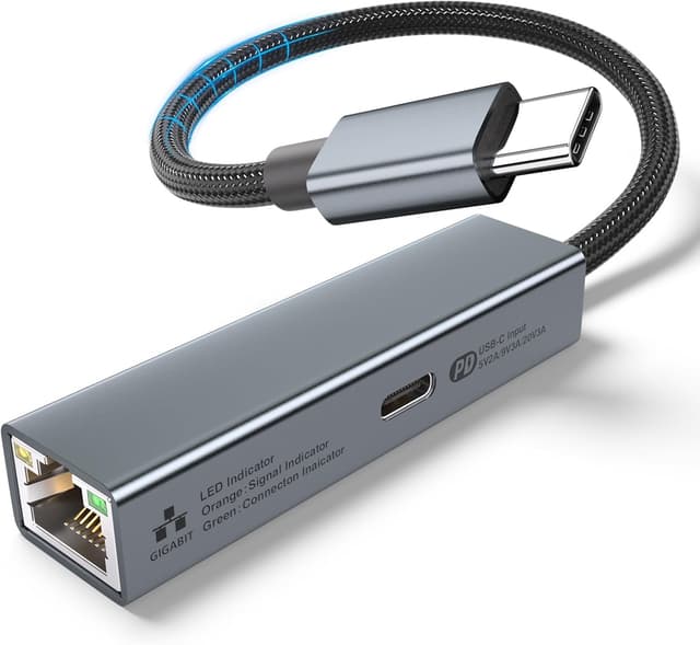 Detalle de USB C auf Ethernet Adapter 60W PD đ
