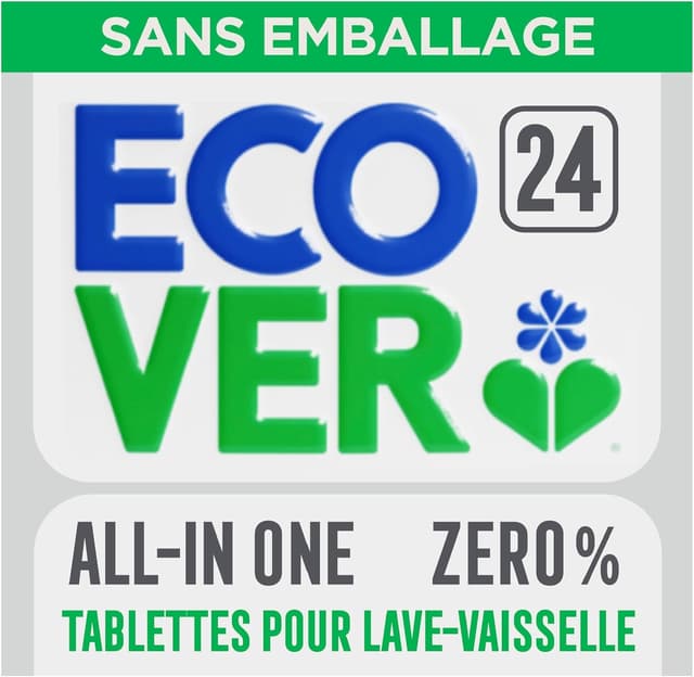 Thumbnail 2 de Ecover Zero tablettes lave-vaisselle 24 đ§œ