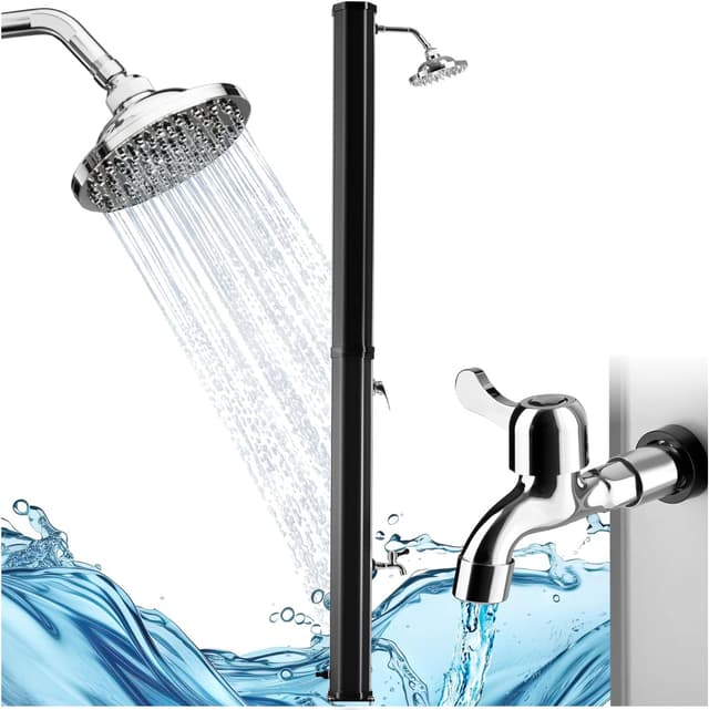 Imagen de tectake Ducha Exterior Jardín 35 L en OfertitasTOP