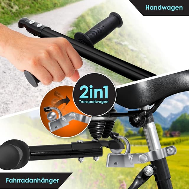 Thumbnail 2 de KESSER Fahrradanhänger 70 l Lastenanhänger