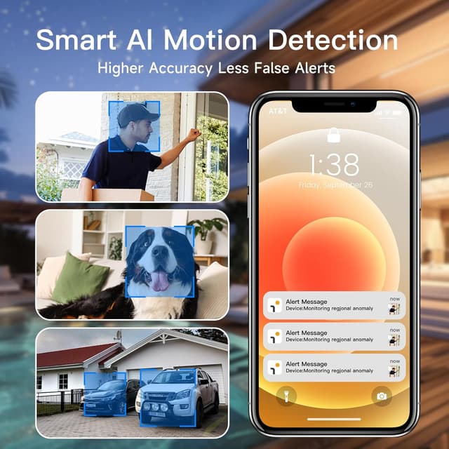 Thumbnail 4 de ARENTI 360° PTZ Solar Security Camera