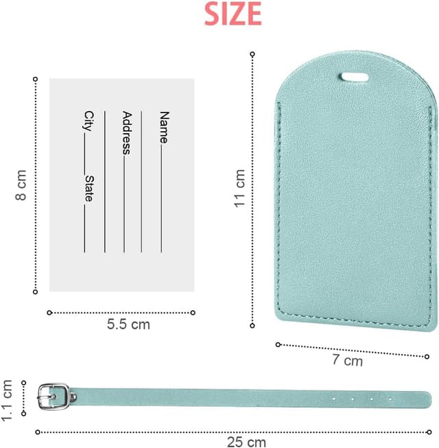 Thumbnail 1 de Flintronic étiquettes en cuir lot de 4