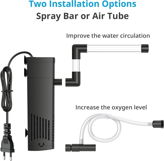 Thumbnail 4 de NICREW Innenfilter 5 W für Aquarium 40 L 🐟