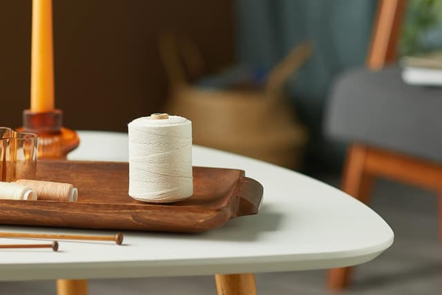 Thumbnail 5 de Rayher Hilado de Urdimbre Blanco 1mm Ø, 220m