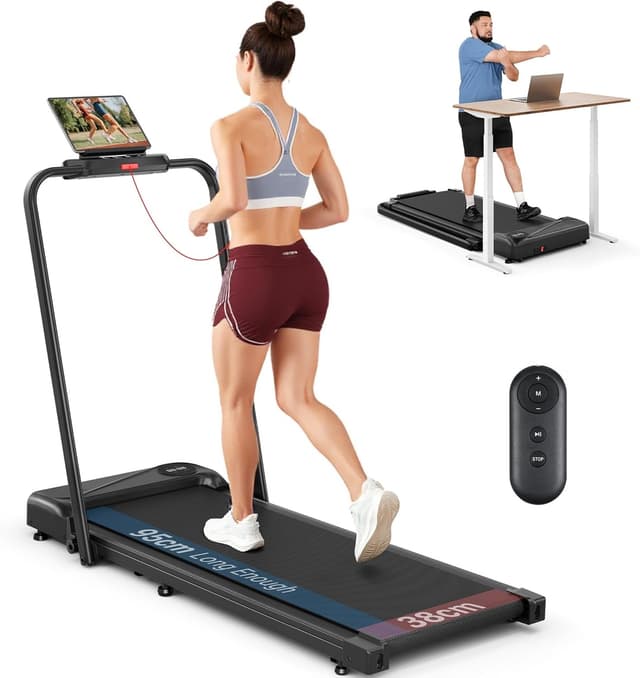 Detalle de THERUN Folding Treadmill 2.5HP 1-10KM/H