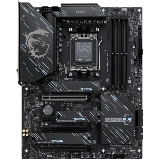 Detalle de MSI X870E GAMING PLUS Wi‑Fi placa base
