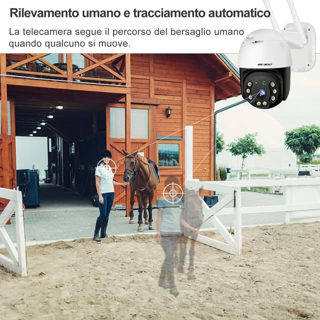 Detalle 2 de GENBOLT 4G LTE telecamera esterna con SIM