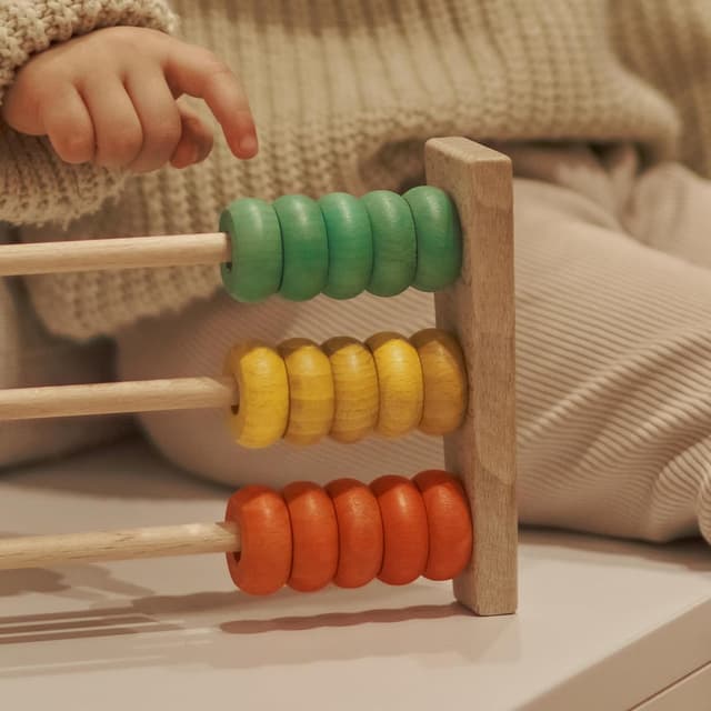 Detalle de Igroteco Abakus für Kinder (3x5) aus Holz – spielerisches Rechnen lernen