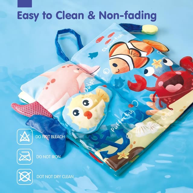 Thumbnail 5 de hahaland Crinkle Cloth Books 2-Pack for Babies