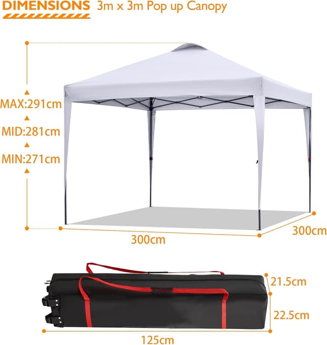 Thumbnail 3 de BONTEC Carpa Pabellón 3x3m