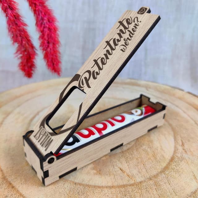 Thumbnail 4 de Patentante Fragen Duplo Holzbox